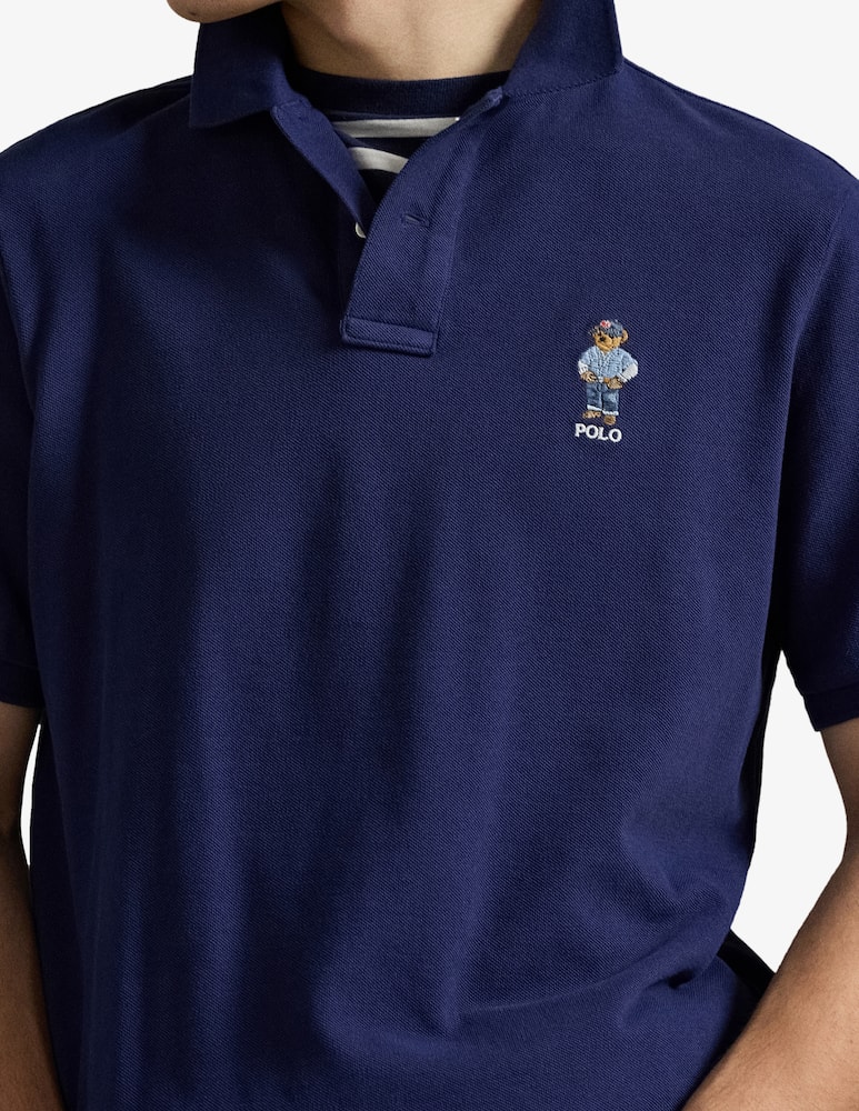 rinascente Polo Ralph Lauren Polo bear denim chest t-shirt