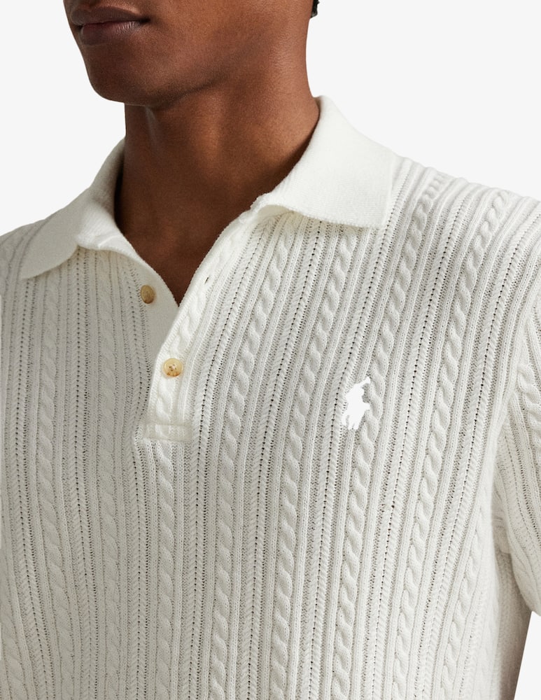 rinascente Polo Ralph Lauren Cable knit polo