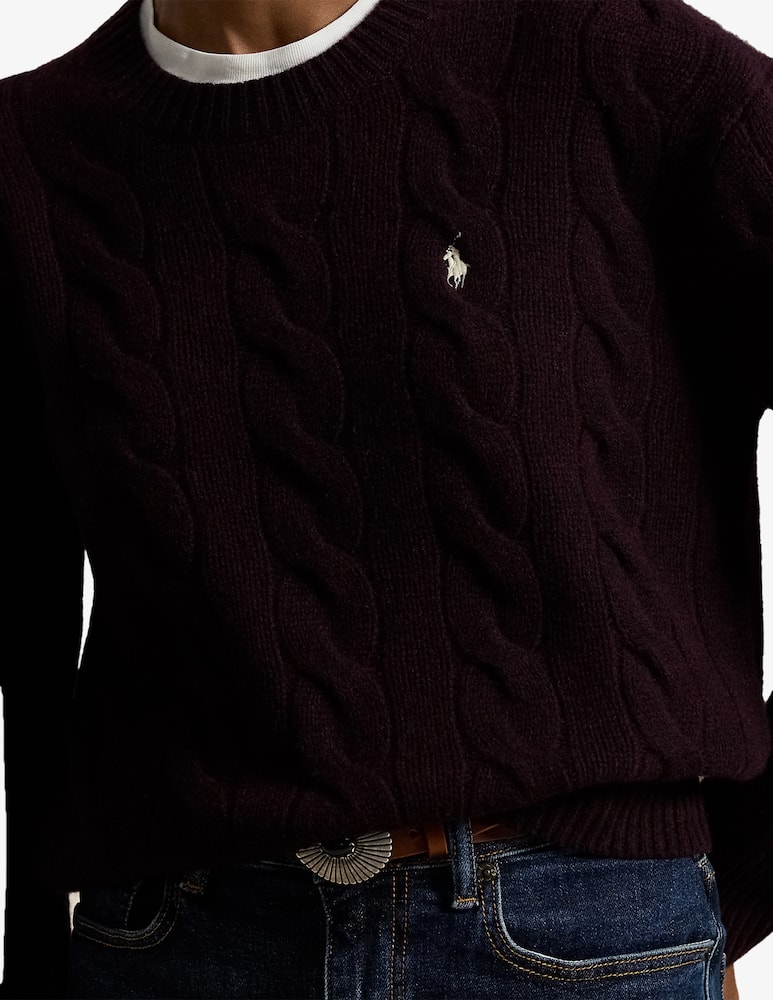 Polo Ralph Lauren Cable-knit crewneck jumper - picture 4 Polo Ralph Lauren Cable-knit crewneck jumper - picture 4