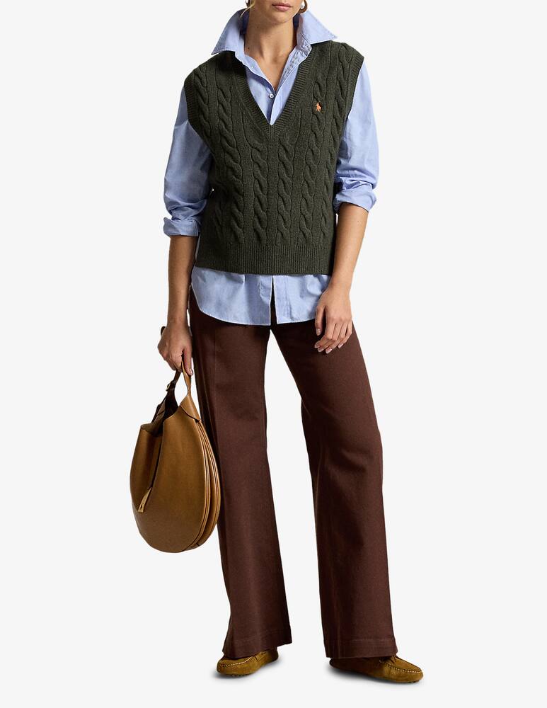 rinascente Polo Ralph Lauren Gilet scollo a V trecce