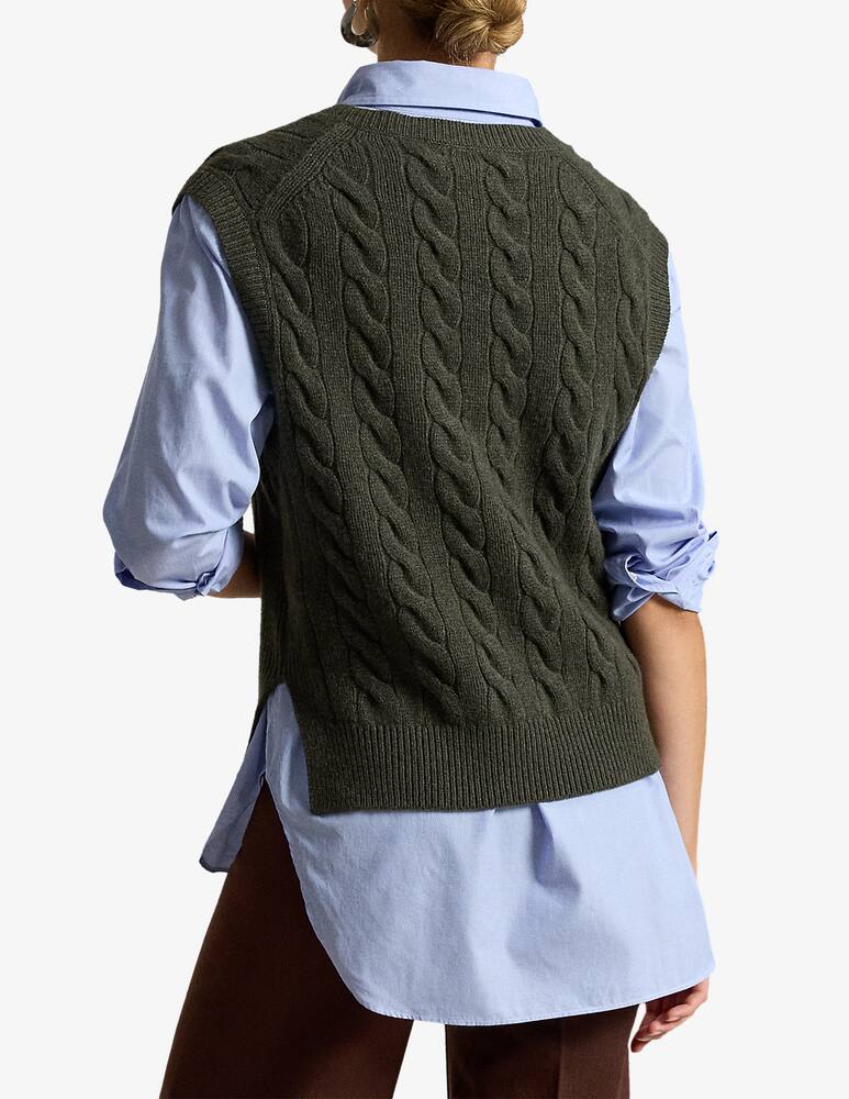 rinascente Polo Ralph Lauren Gilet scollo a V trecce
