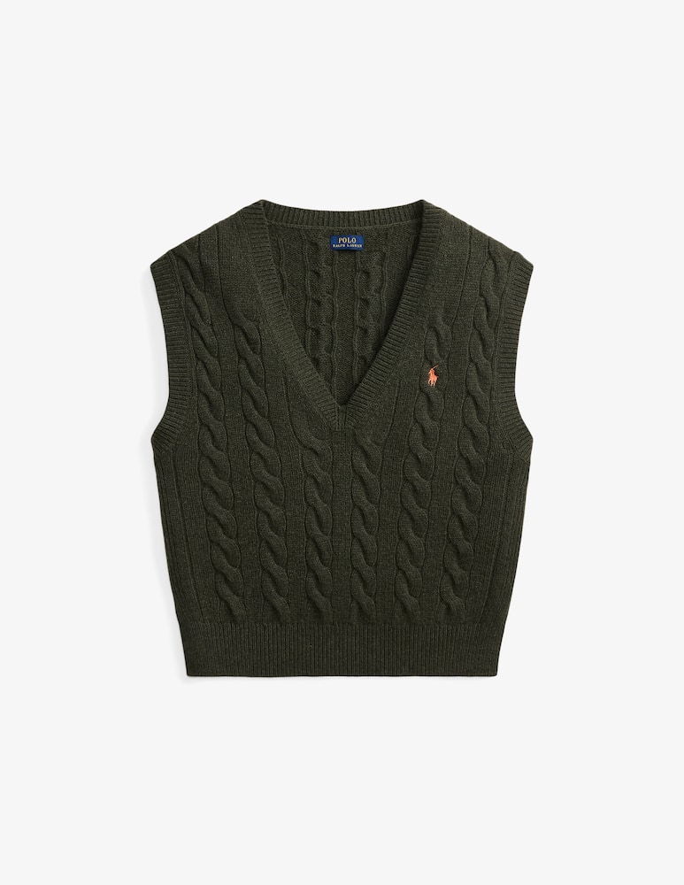 rinascente Polo Ralph Lauren Gilet scollo a V trecce