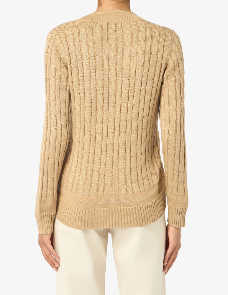 rinascente Lauren Ralph Lauren Cable-knit v-neck pullover