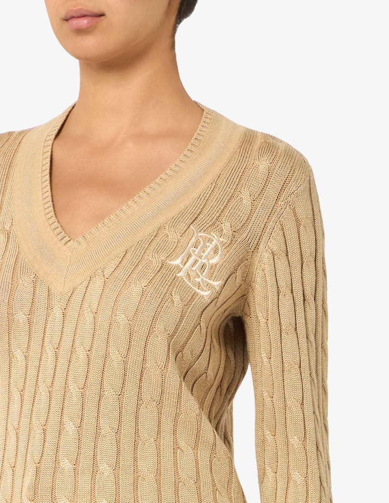rinascente Lauren Ralph Lauren Cable-knit v-neck pullover
