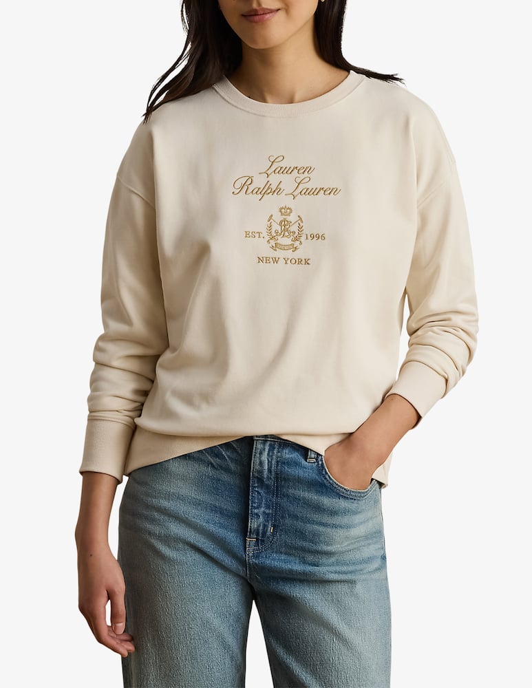 rinascente Lauren Ralph Lauren Felpa con logo ricamato