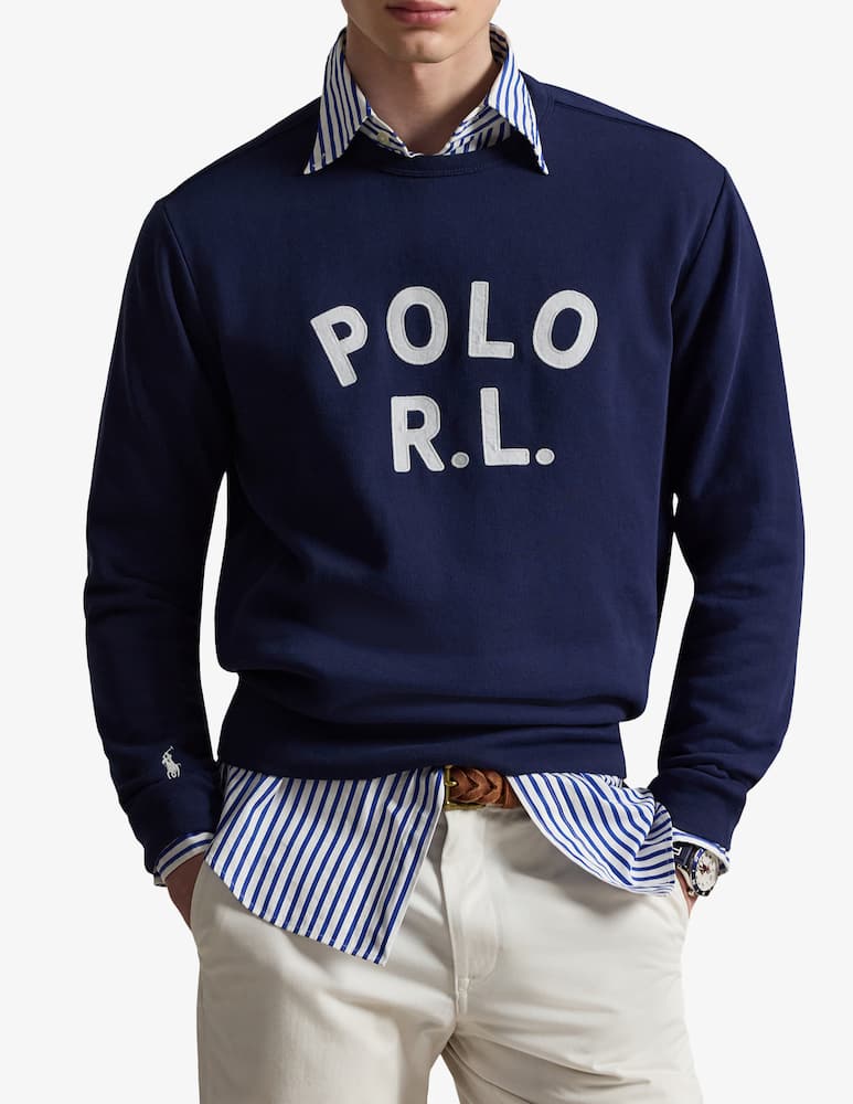 rinascente Polo Ralph Lauren Felpa girocollo con logo Polo R.L.