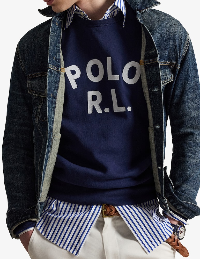 rinascente Polo Ralph Lauren Felpa girocollo con logo Polo R.L.