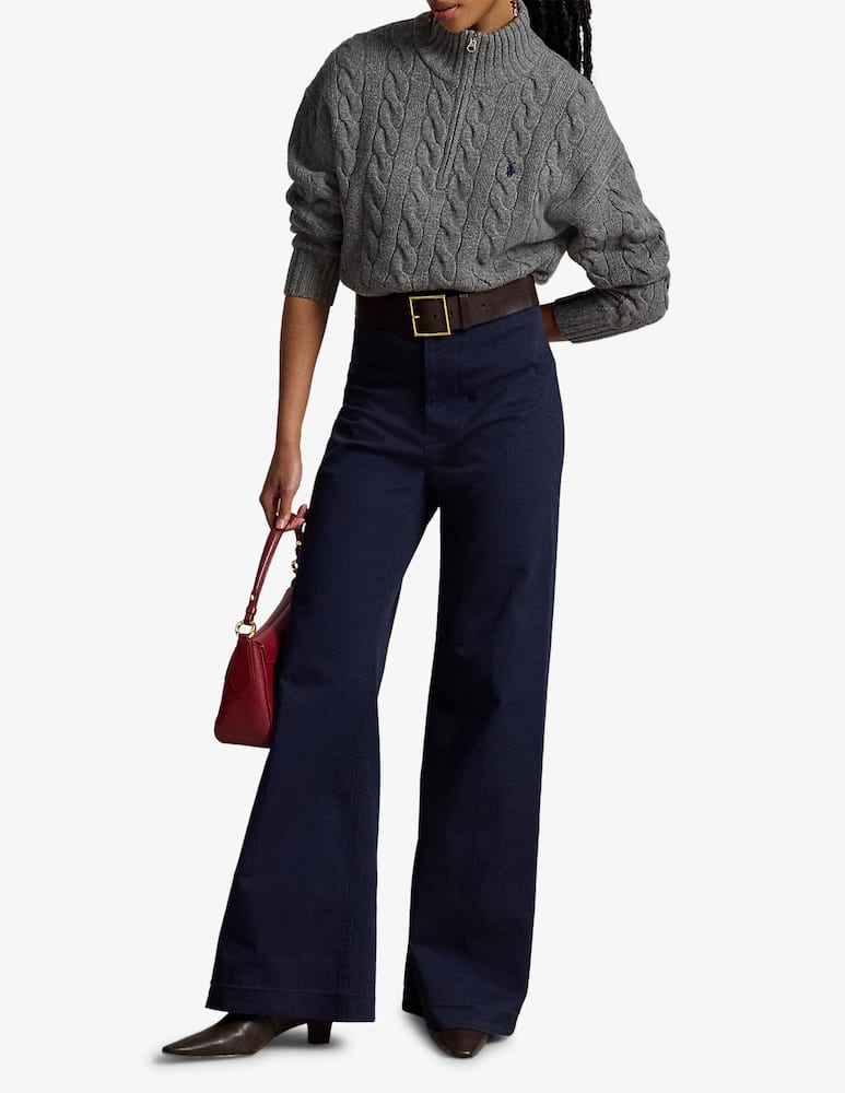 rinascente Polo Ralph Lauren Cable knit half-zip jumper