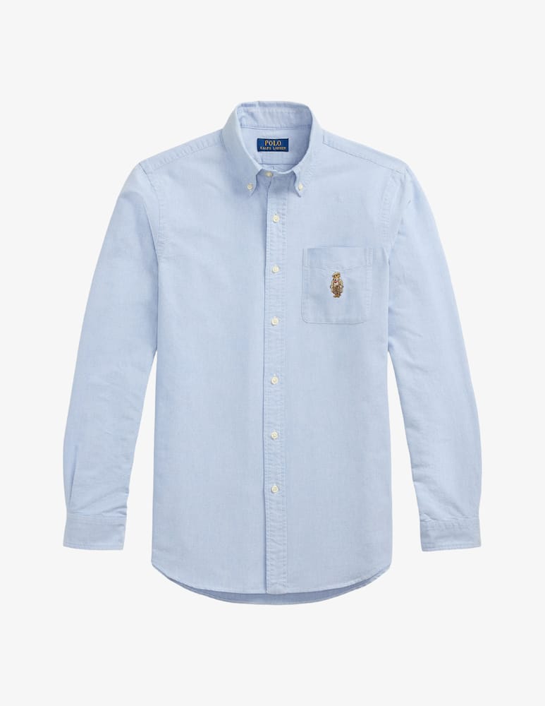 Polo Ralph Lauren Camicia oxford orso tasca - immagine 1