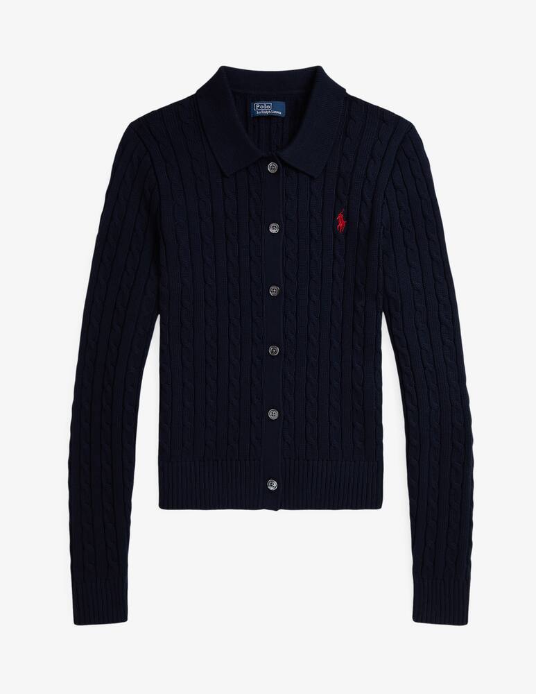 rinascente Polo Ralph Lauren Cardigan trecce con colletto