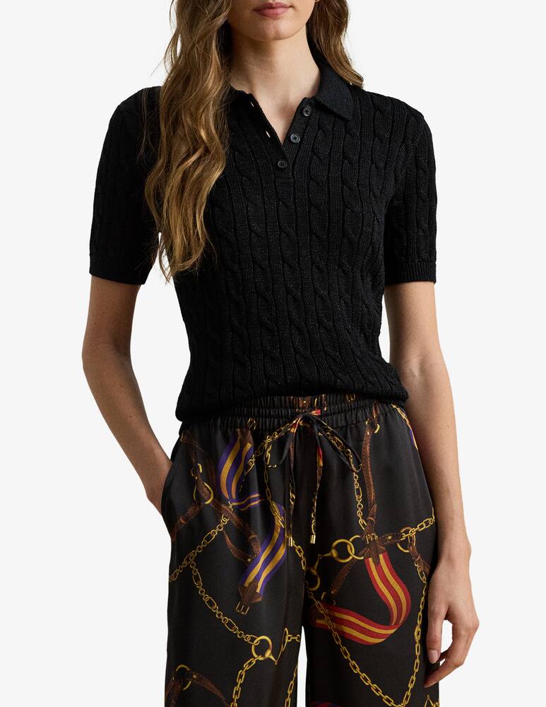rinascente Lauren Ralph Lauren Cable knit polo pullover