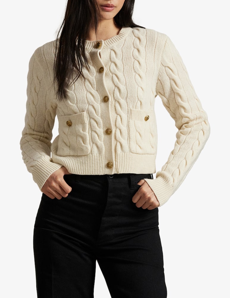 rinascente Polo Ralph Lauren Cable knit cardigan