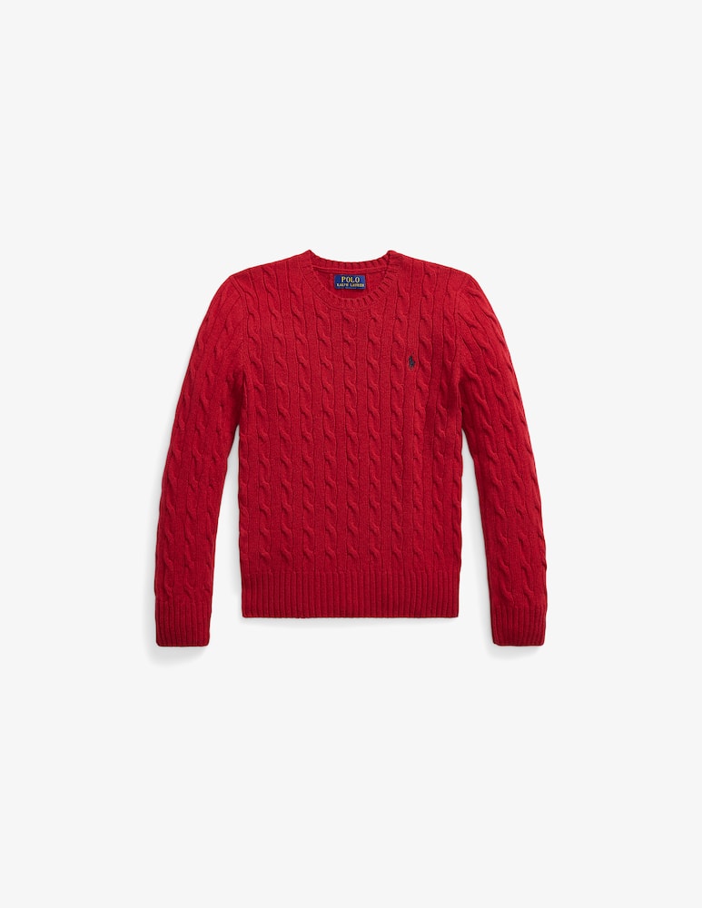 rinascente Polo Ralph Lauren Maglia girocollo a trecce in lana