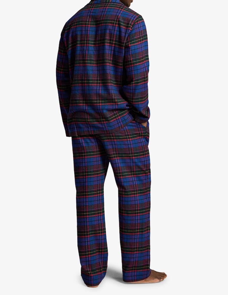 rinascente Polo Ralph Lauren Pigiama lungo in flanella scozzese