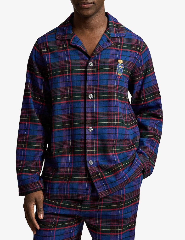 rinascente Polo Ralph Lauren Pigiama lungo in flanella scozzese