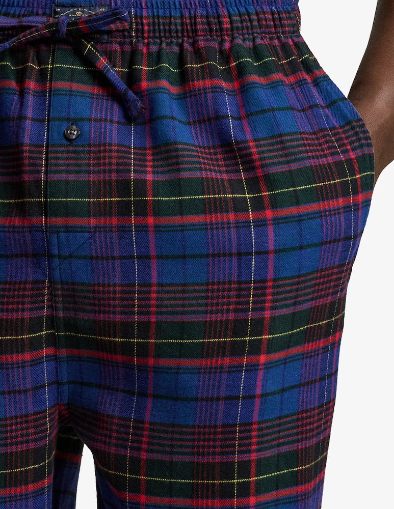 rinascente Polo Ralph Lauren Pigiama lungo in flanella scozzese