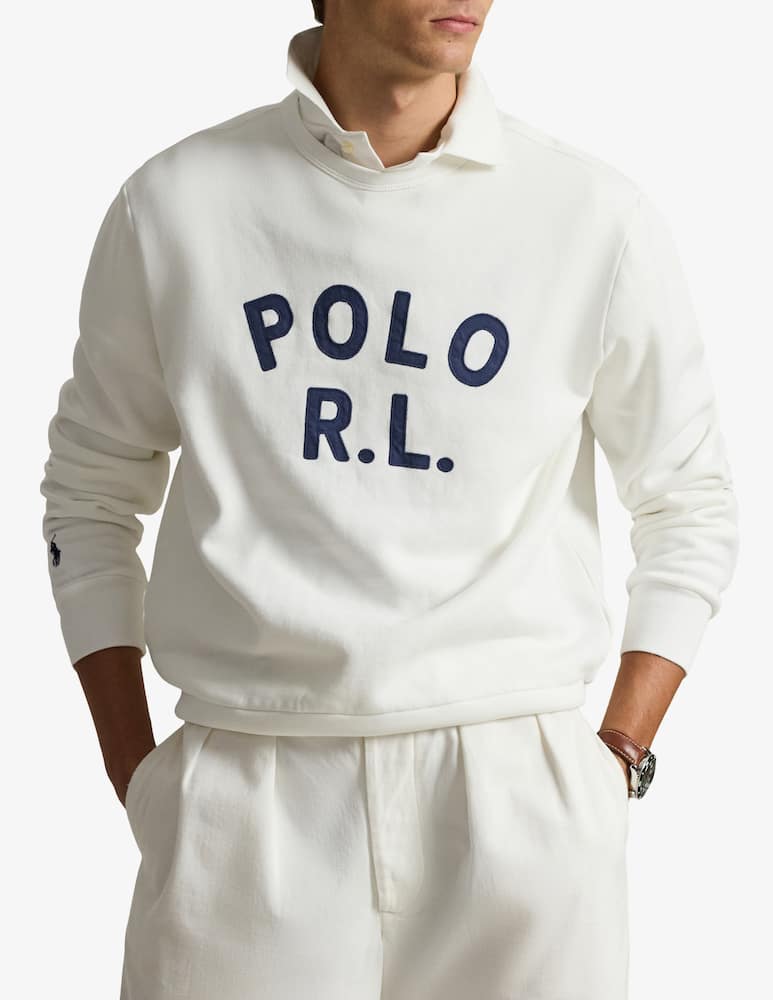 rinascente Polo Ralph Lauren Felpa girocollo con logo Polo RL