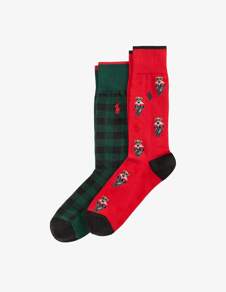 Polo Ralph Lauren Calze in fantasia tartan 2pack - immagine 1 Polo Ralph Lauren Calze in fantasia tartan 2pack - immagine 1