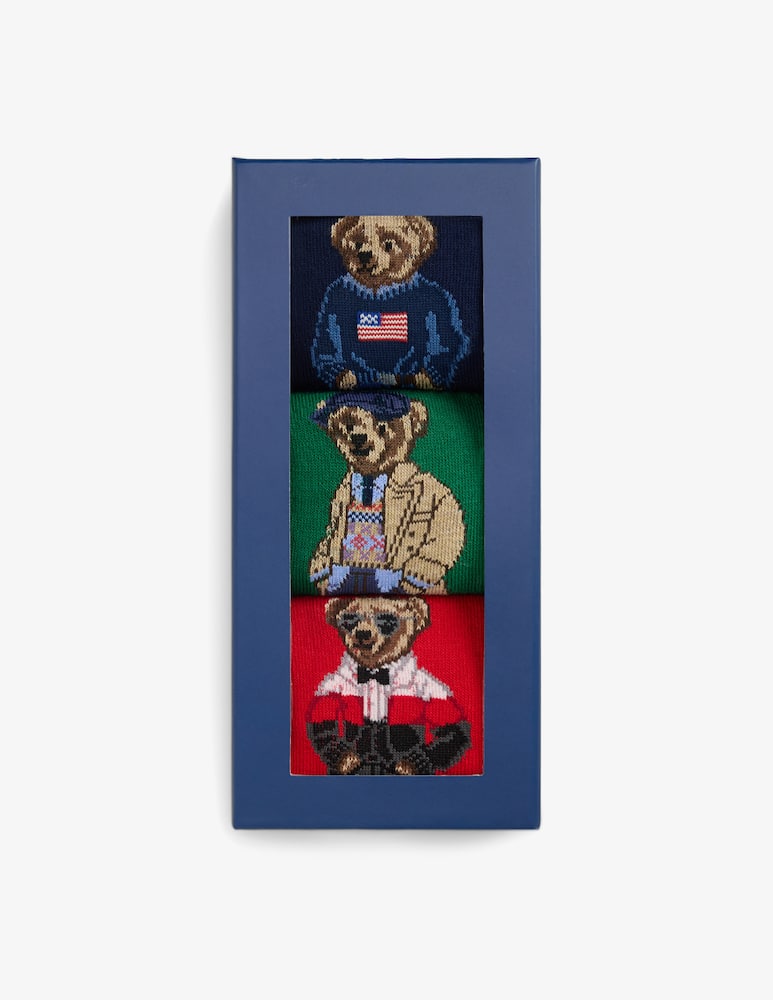 Polo Ralph Lauren Calze gift set bear 3 pack - immagine 1 Polo Ralph Lauren Calze gift set bear 3 pack - immagine 1