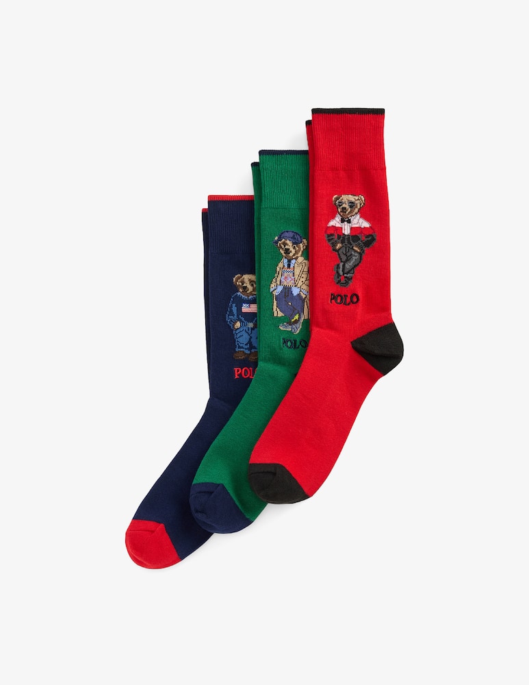 Polo Ralph Lauren Calze gift set bear 3 pack - immagine 2 Polo Ralph Lauren Calze gift set bear 3 pack - immagine 2