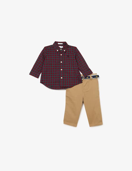 Polo Ralph Lauren - Set camicia e pantaloni in popeline - €150,00