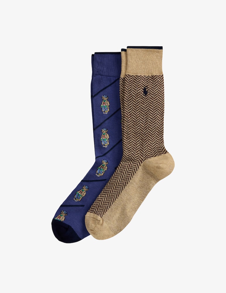 rinascente Polo Ralph Lauren Calze herringbone 2 pack