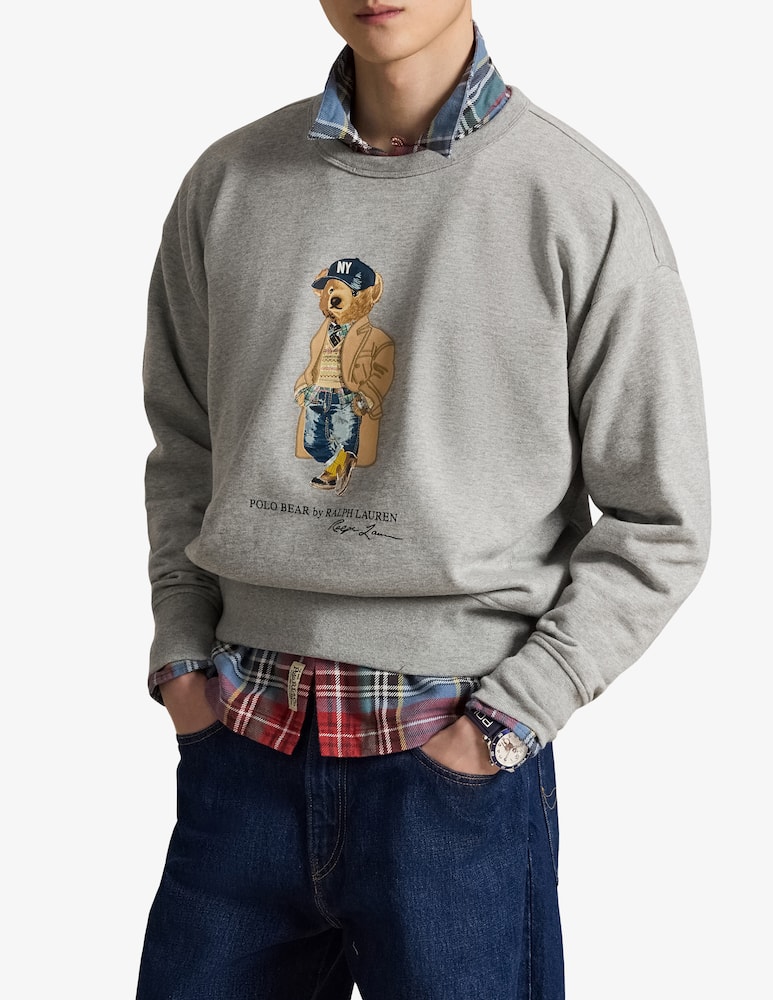 rinascente Polo Ralph Lauren Bear trench sweatshirt