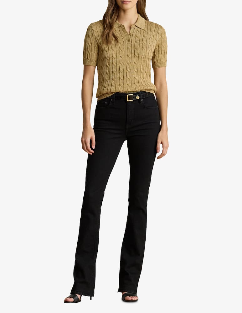 Lauren Ralph Lauren Cable knit polo pullover - picture 2 Lauren Ralph Lauren Cable knit polo pullover - picture 2