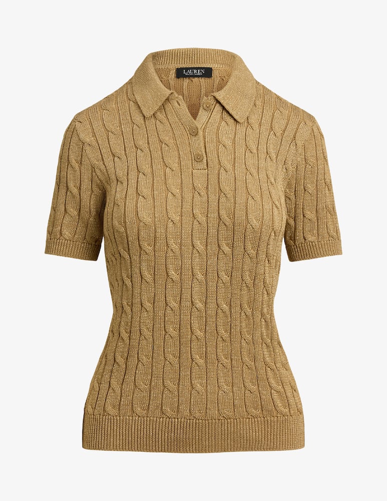 Lauren Ralph Lauren Cable knit polo pullover - picture 5 Lauren Ralph Lauren Cable knit polo pullover - picture 5