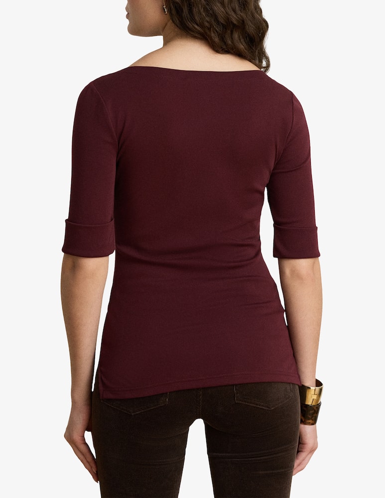Lauren Ralph Lauren Elbow sleeve knit t-shirt - picture 4