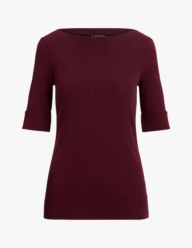 Lauren Ralph Lauren Elbow sleeve knit t-shirt - picture 6