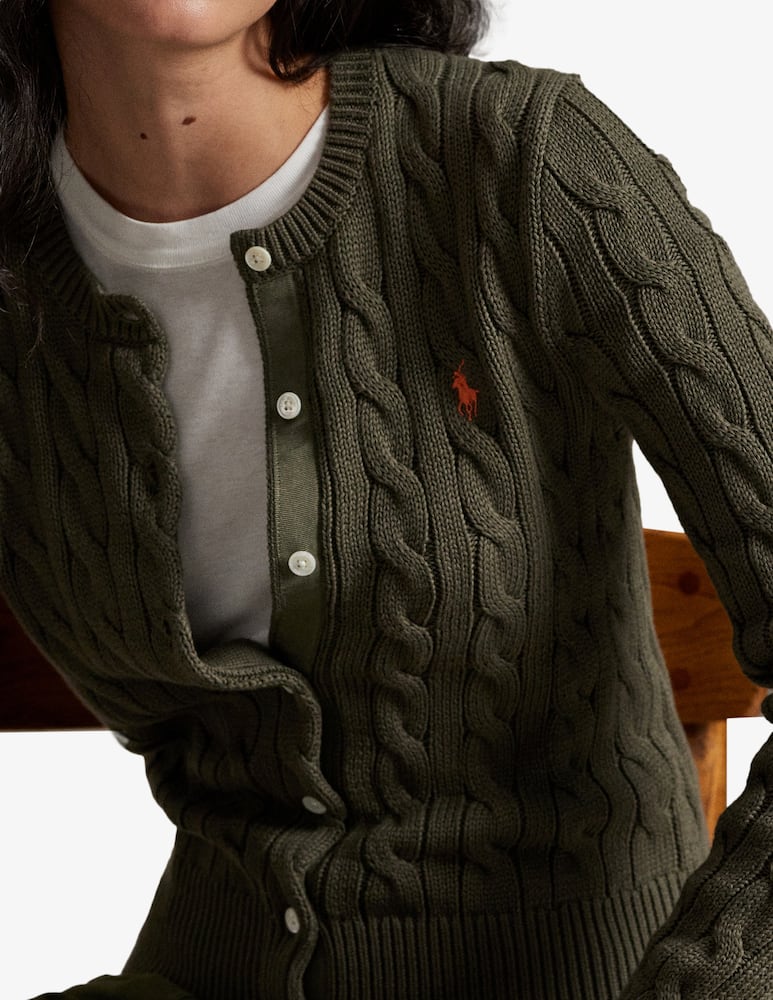 rinascente Polo Ralph Lauren Cardigan in cotone a manica lunga