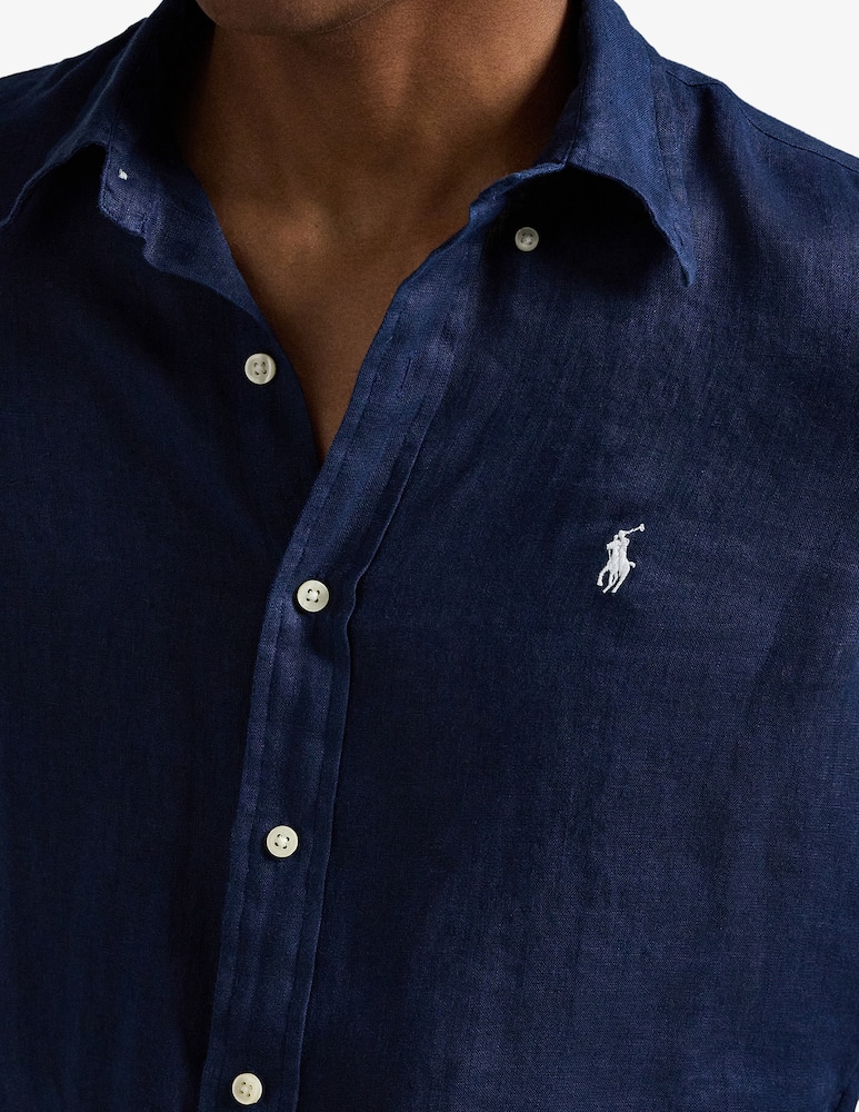 rinascente Polo Ralph Lauren Linen long-sleeve shirt