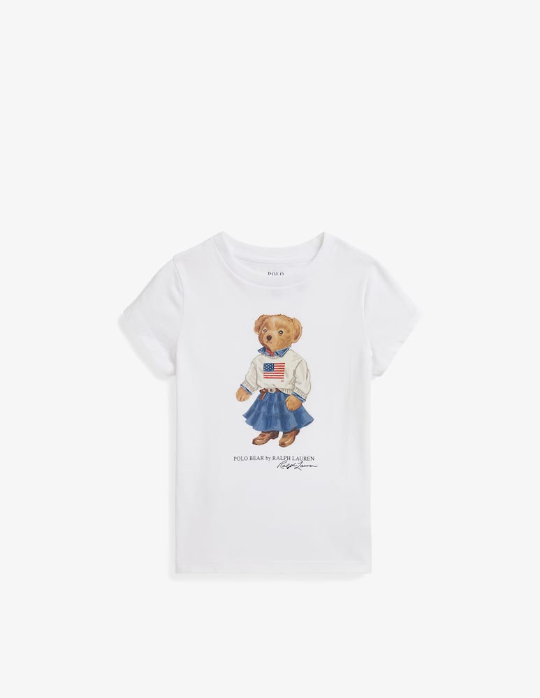 rinascente Polo Ralph Lauren T-shirt jersey orso stampato
