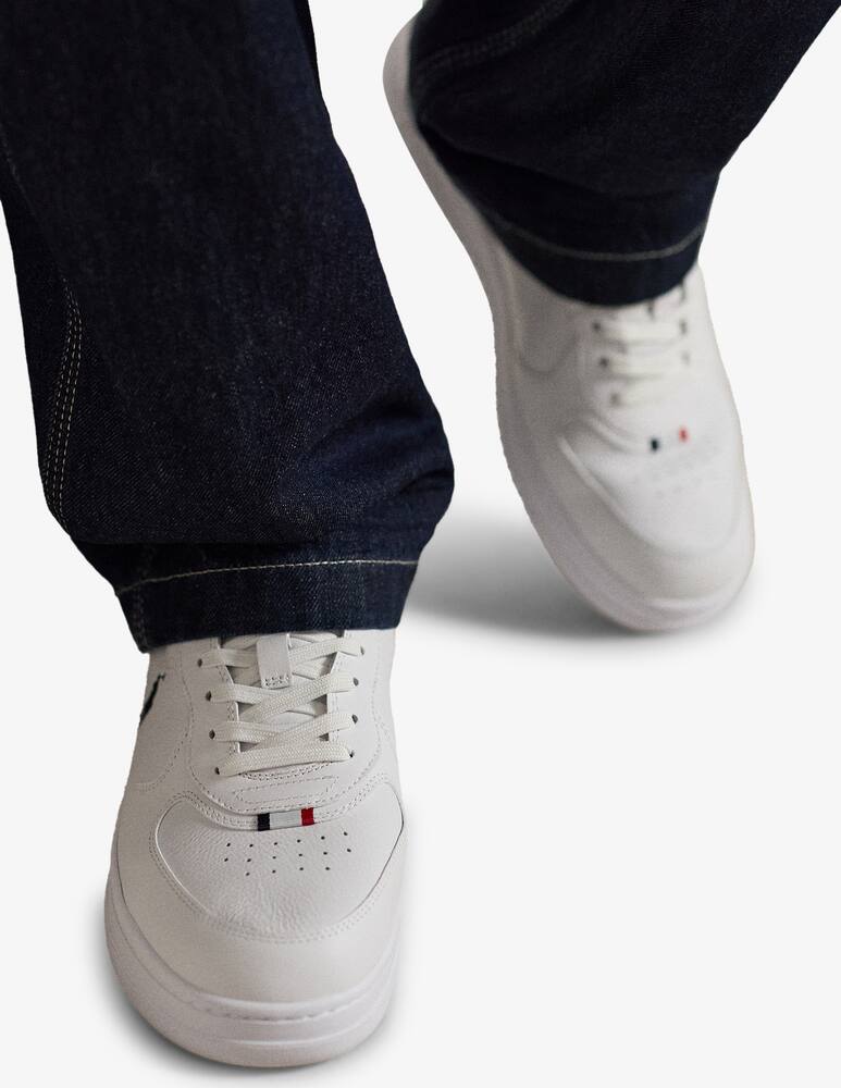 rinascente Polo Ralph Lauren Court leather sneakers