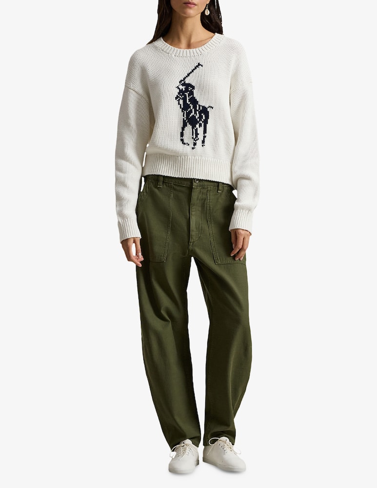 rinascente Polo Ralph Lauren Maglione girocollo in cotone con logo