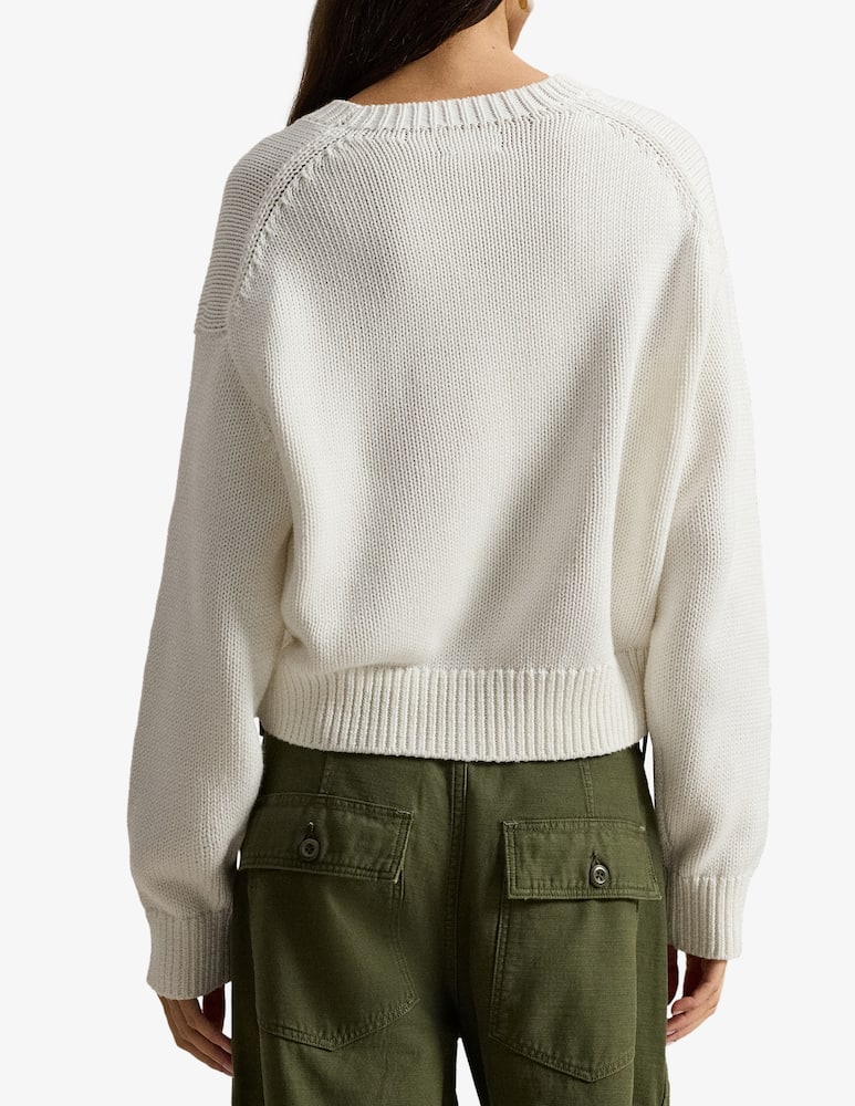 rinascente Polo Ralph Lauren Maglione girocollo in cotone con logo