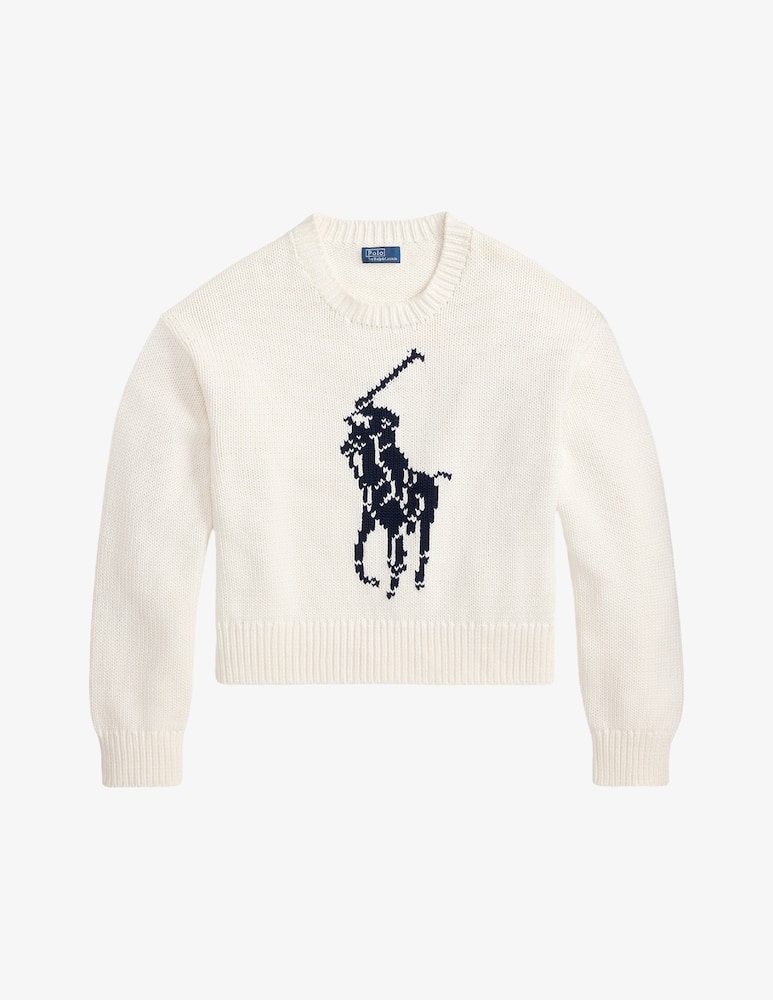 rinascente Polo Ralph Lauren Maglione girocollo in cotone con logo