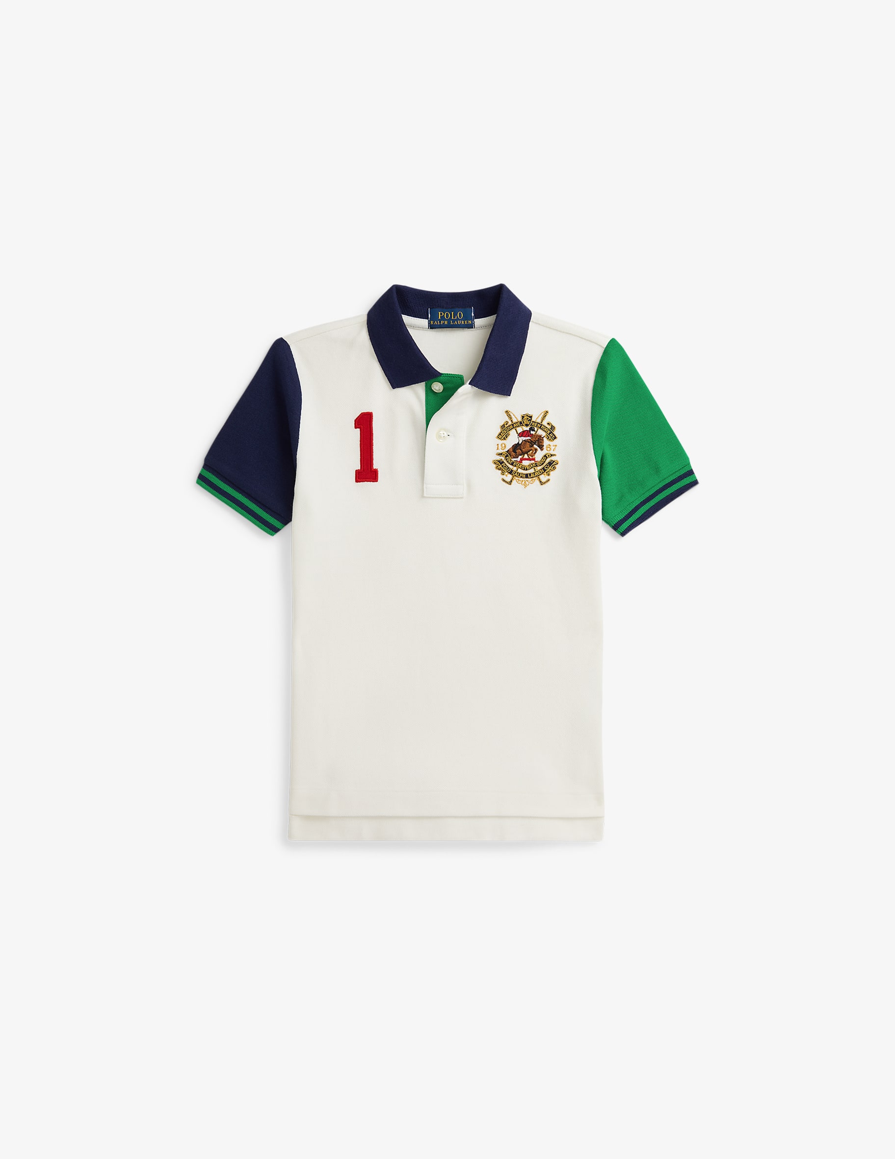 Shop Polo Ralph Lauren Mesh-knit polo on Rinascente