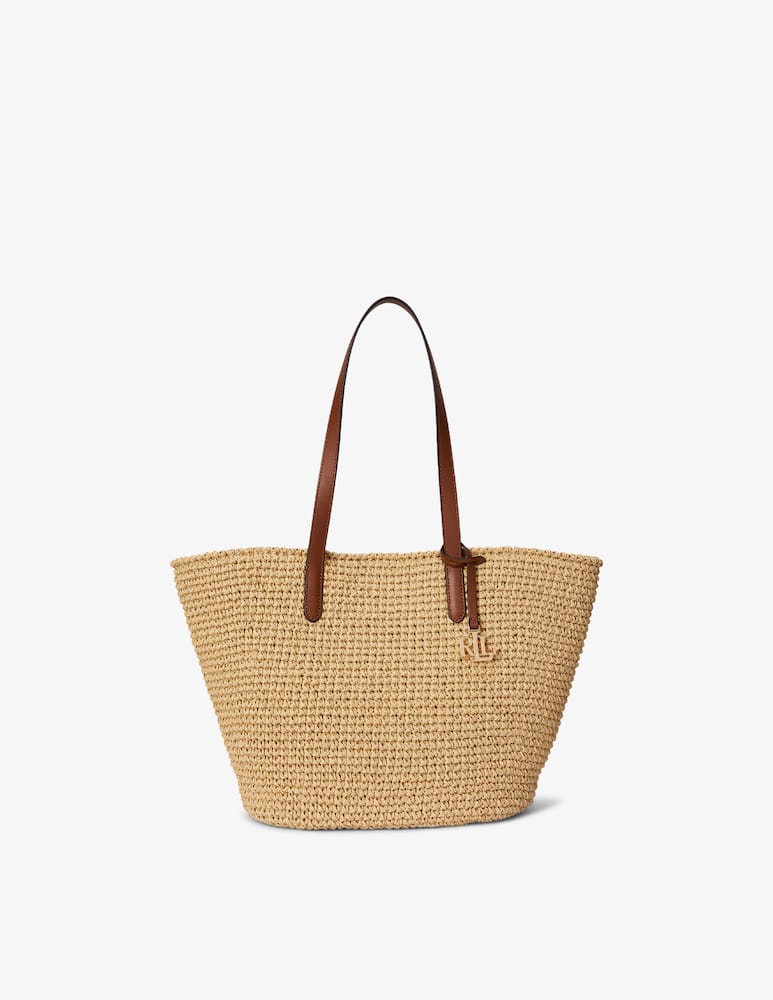 Lauren Ralph Lauren Lainey L raffia tote bag - picture 1 Lauren Ralph Lauren Lainey L raffia tote bag - picture 1