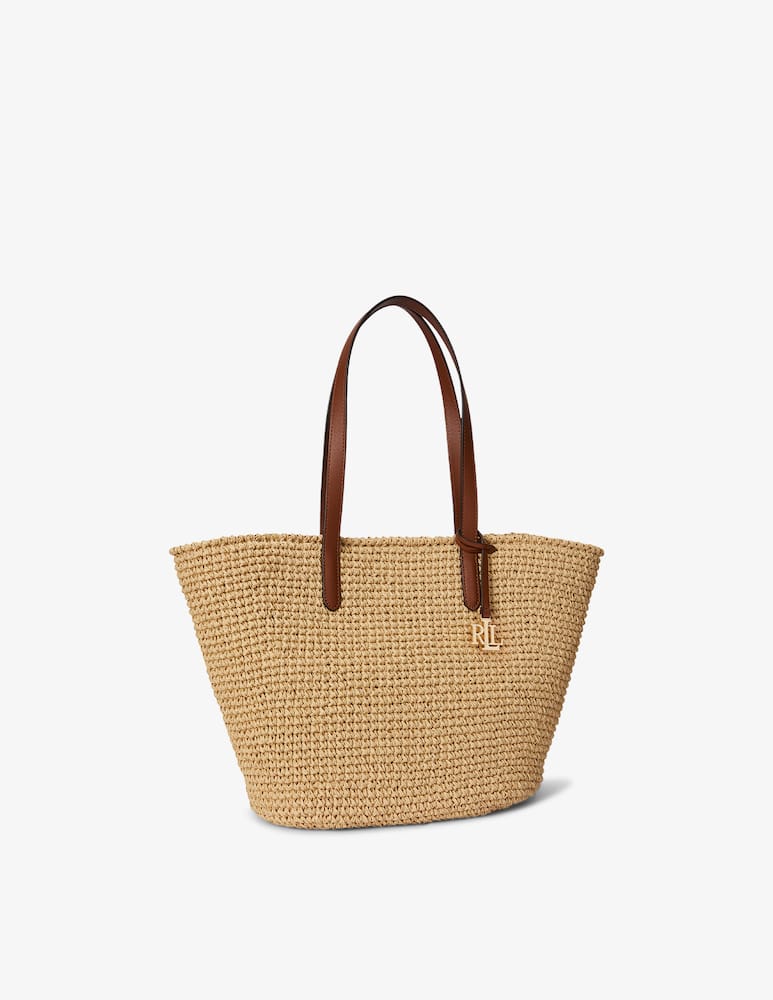 rinascente Lauren Ralph Lauren Borsa shopper in rafia Lainey L