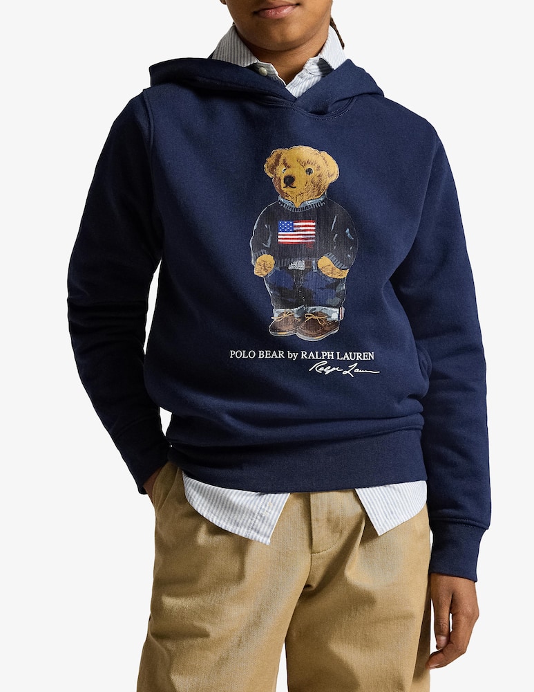 rinascente Polo Ralph Lauren Polo bear fleece hoodie
