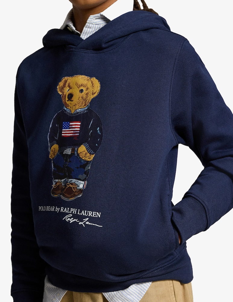 rinascente Polo Ralph Lauren Polo bear fleece hoodie