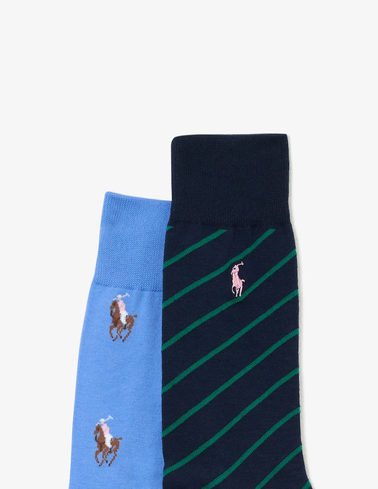 Polo Ralph Lauren Calzini crew pony pack 2 - immagine 2 Polo Ralph Lauren Calzini crew pony pack 2 - immagine 2