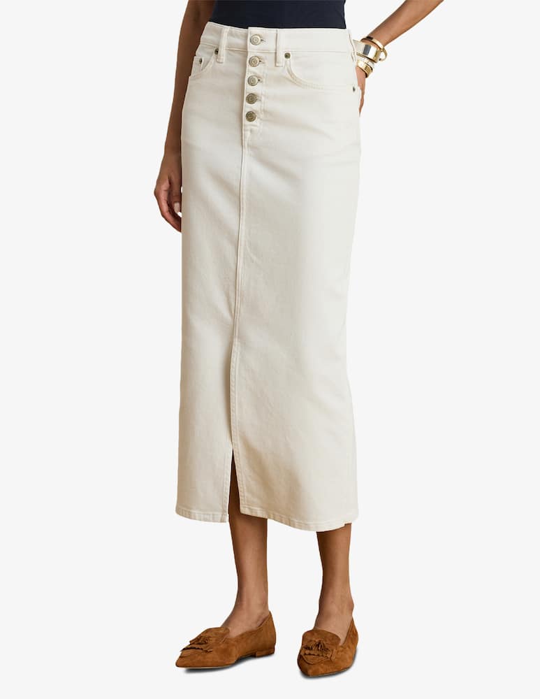 rinascente Lauren Ralph Lauren Denim midi skirt
