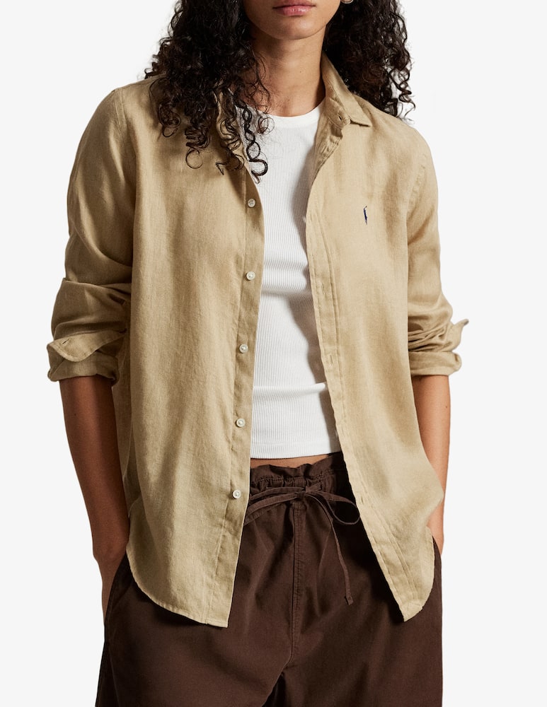 rinascente Polo Ralph Lauren Classic linen shirt