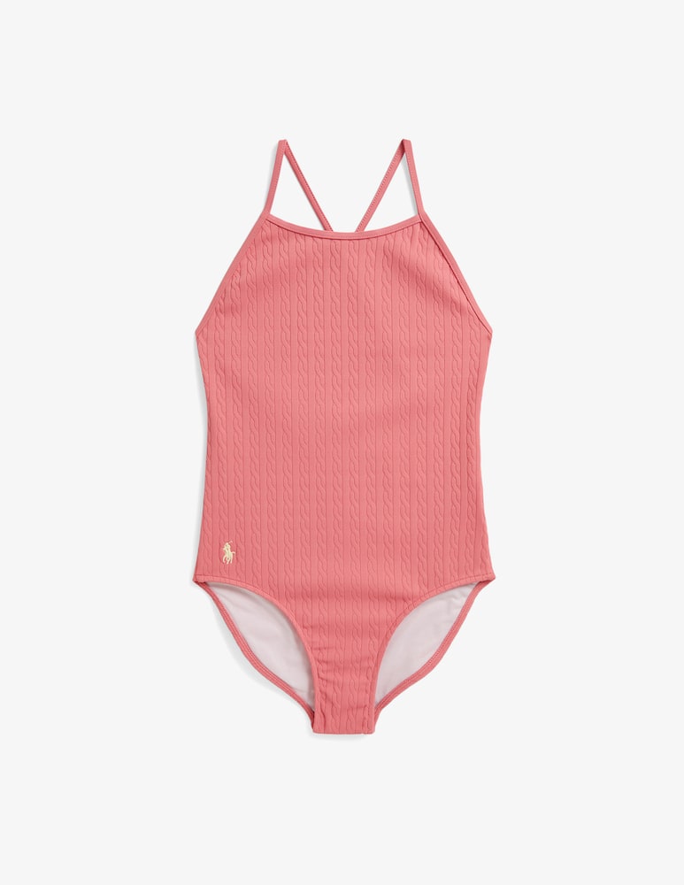 Polo Ralph Lauren Cable jacquard swimsuit - picture 1 Polo Ralph Lauren Cable jacquard swimsuit - picture 1