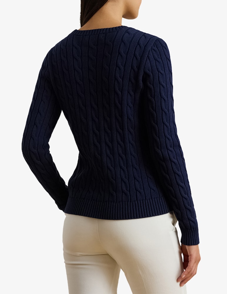Lauren Ralph Lauren Maglione girocollo in cotone - immagine 3