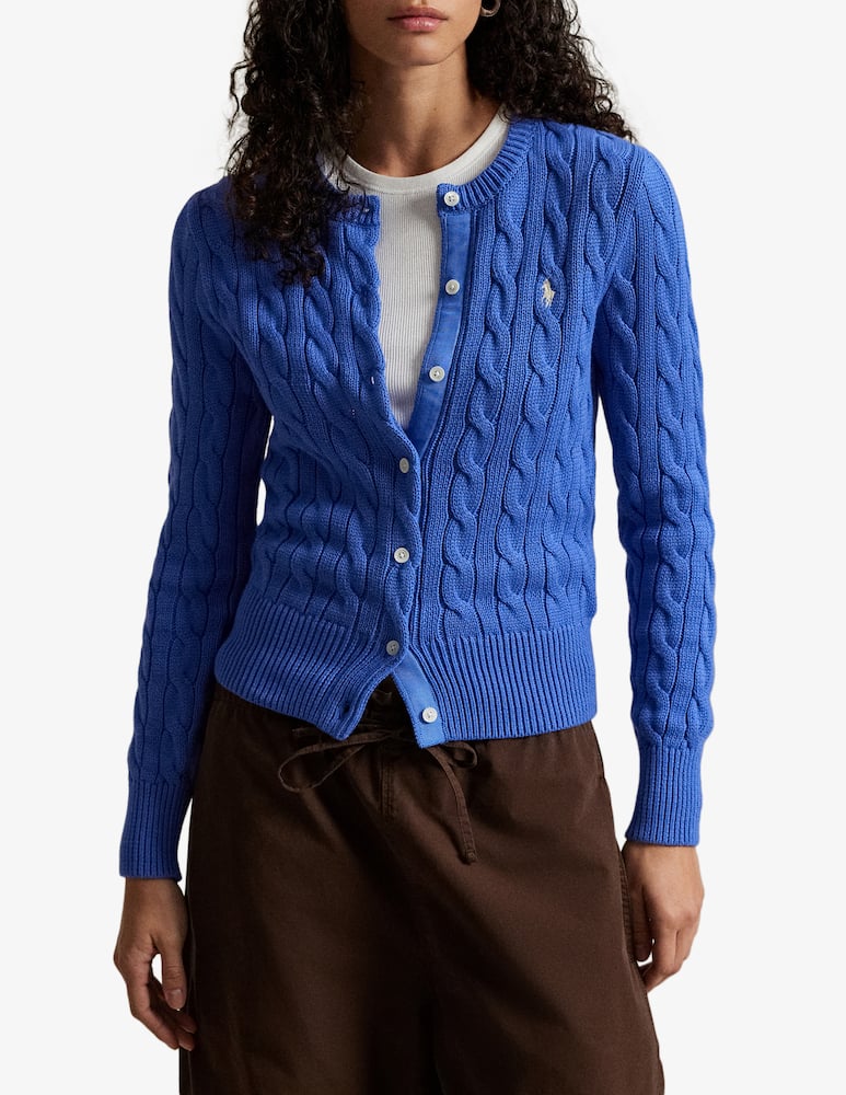 rinascente Polo Ralph Lauren Cardigan in cotone a manica lunga