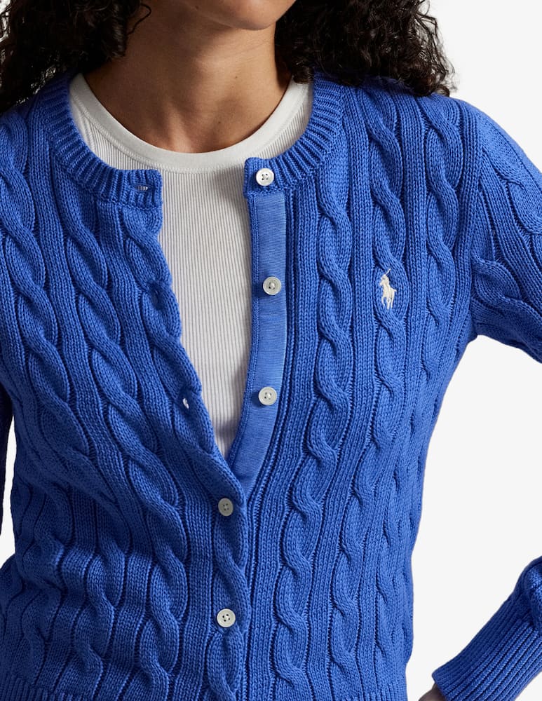 rinascente Polo Ralph Lauren Cardigan in cotone a manica lunga